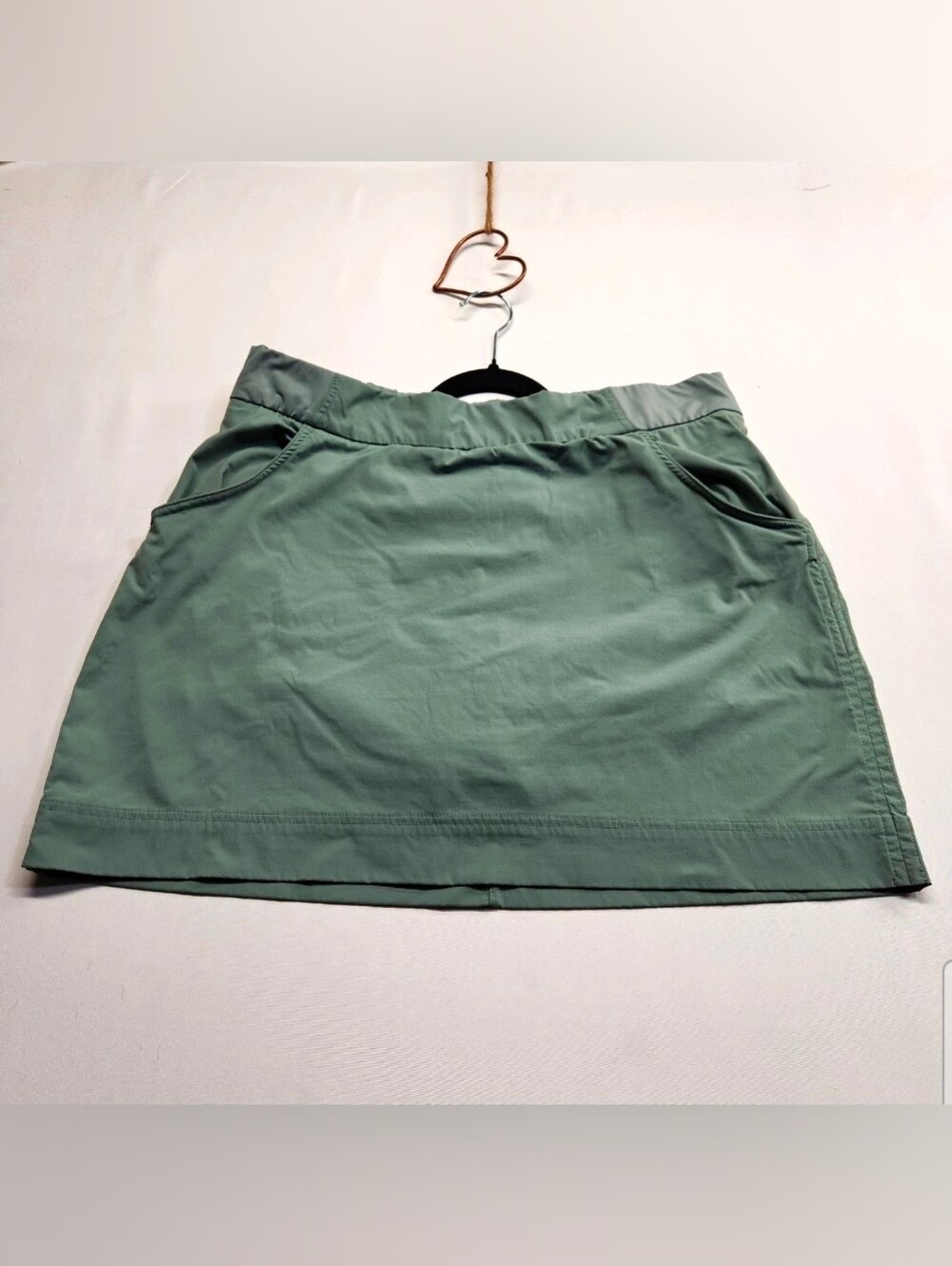 ⭐️Columbia Olive Sage Green Anytime Casual Hiking Skort Athletic Skirt Plus XL